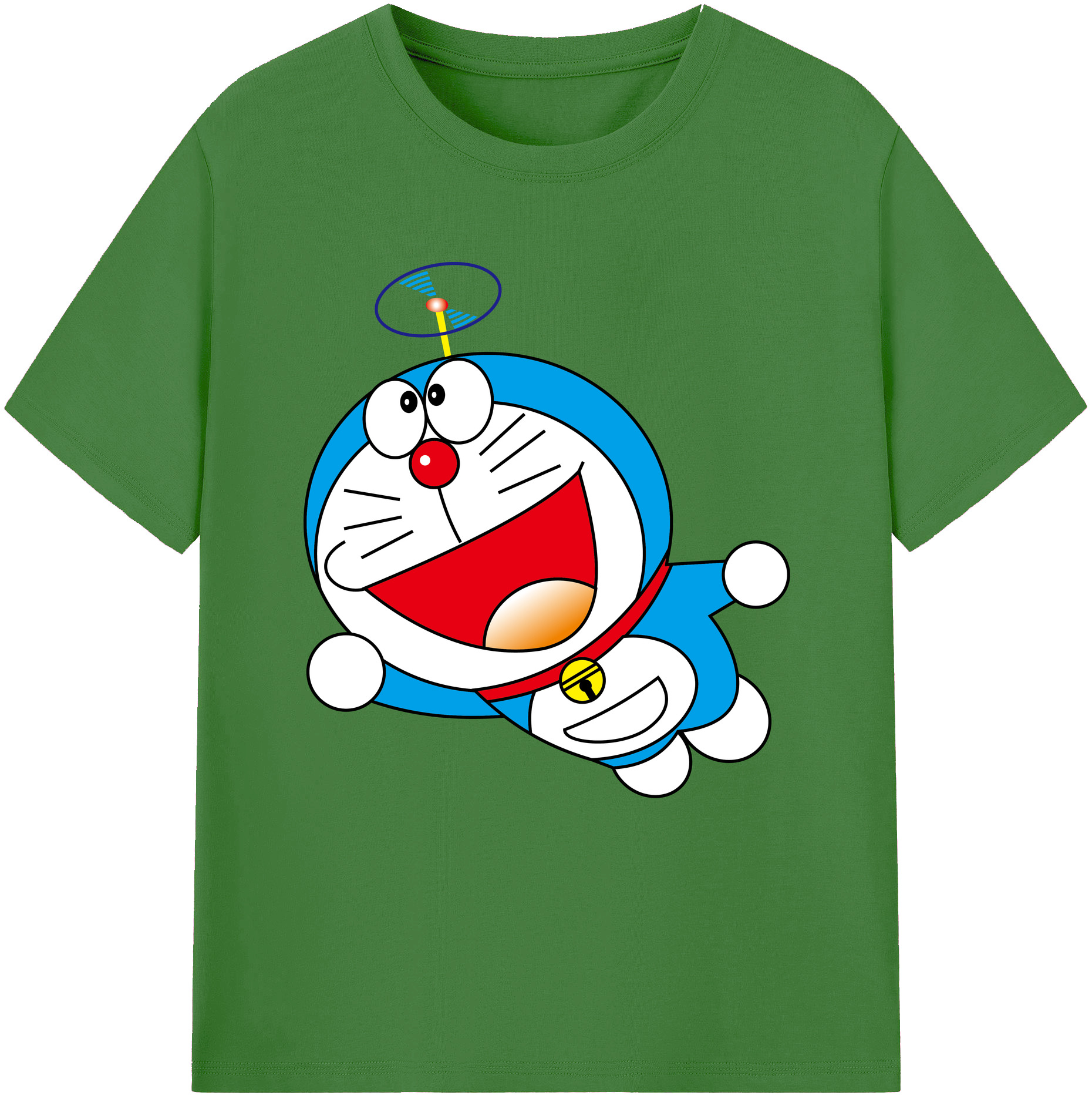 （画像用） ドラえもん Doraemon レディースカジュアルプリントTシャツ（綿100％）